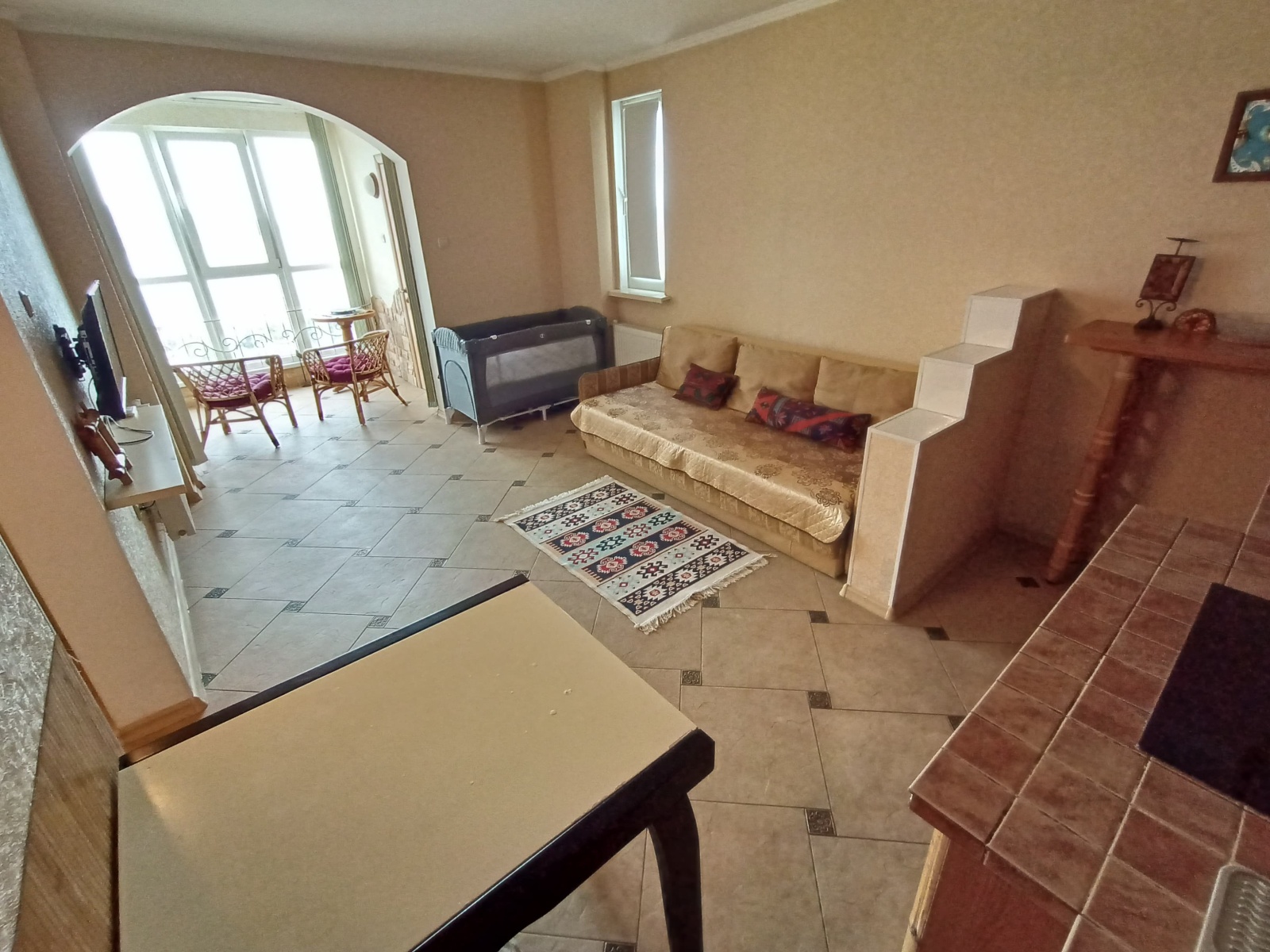 Квартира с видом на море , горы  и Ялтинскую бухту+паркинг